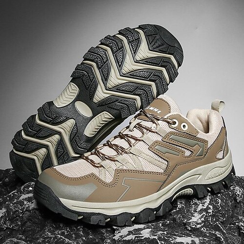 

Per uomo Scarpe da trekking Scarpe da alpinismo Assorbimento urti Traspirante Leggero Comodo Campeggio e hiking Scalate Estate Primavera Marrone Grigio