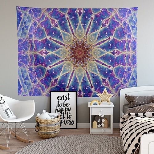 

Tapiz colgante de mandala bohemio, arte de pared, tapiz grande, decoración mural, fotografía, telón de fondo, manta, cortina, hogar, dormitorio, sala de estar, decoración