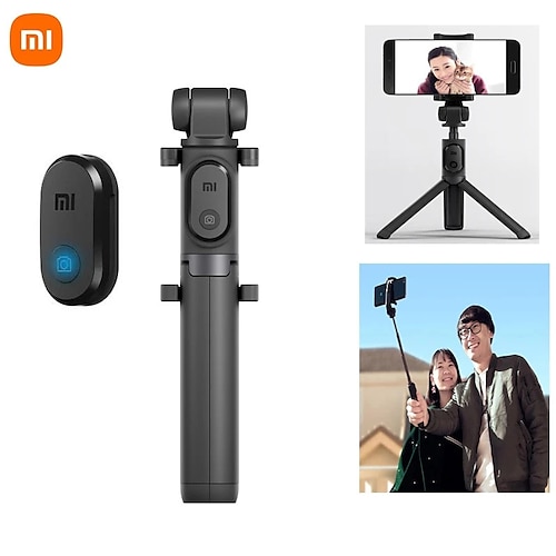 

Original xiaomi selfie stick bluetooth für telefon mini stativ selfiestick mit drahtlosem fernauslöser für iphone samsung android