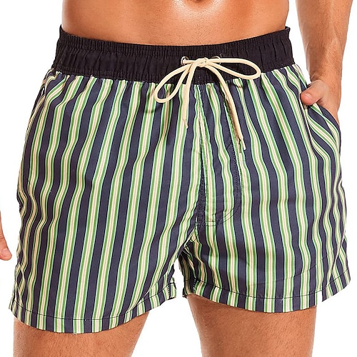 

Homme Surf Boardshort short de bain Short de bain Short Imprimer marinière Imprimés Photos Confort Respirable Vacances Sortie Hawaïen Bohème Jaune Bleu