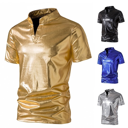 

Da discoteca Discoteca Anni '80 Metallizzato Stile Carnevale di Venezia Per uomo Costume Vintage ▾ Cosplay Festa / Serata Manica corta Superiore Mascherata