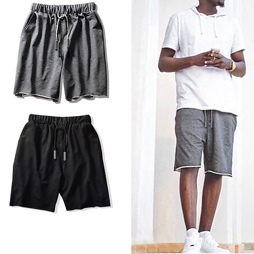 

Herren Sportliche Shorts Aktive Shorts Sweatshorts Kurze Hose Shorts Kurze Hosen Kordelzug Glatt Komfort Atmungsaktiv Outdoor Täglich Ausgehen Modisch Brautkleider schlicht Schwarz Gelb