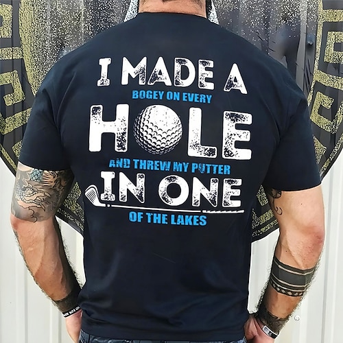 

Herre T-shirt Grafiske T-shirts Cool skjorte Grafiske tryk bogstavtryk Udendørs Rund hals Varm Stempling Gade Ferierejse Kort Ærme Trykt mønster Tøj Designer Basale Moderne Moderne
