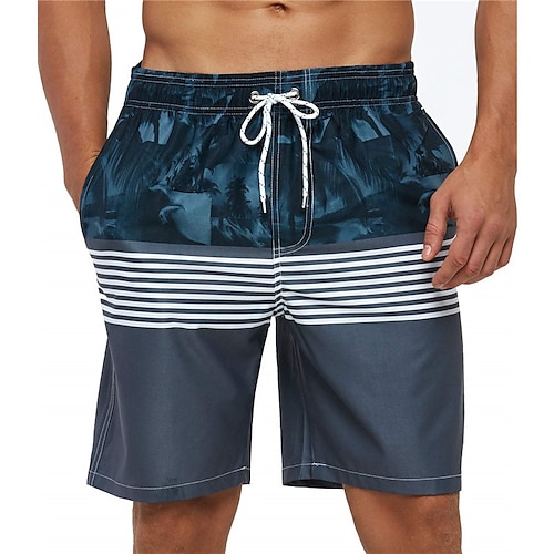 

Per uomo Boxer da surf Pantaloncini da mare Boxer da mare A cordoncino con fodera in rete Vita elastica Banda Stampe astratte Asciugatura rapida Breve Informale Giornaliero Per eventi Hawaiano Boho