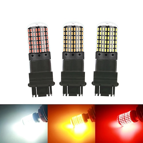 

2 uds luces led de señal de giro universales para coche luces de freno 144 cuentas led 12v