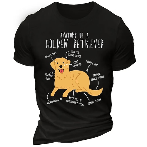 

Herre T-shirt Grafiske T-shirts Cool skjorte Dyr Hund Bogstaver Grafiske tryk Rund hals Varm Stempling Gade Ferierejse Kort Ærme Trykt mønster Tøj Designer Basale Moderne Moderne