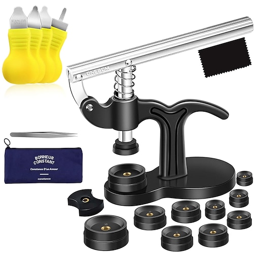 

ensemble d'outils de montre kit de réparation de montre professionnel avec tout pour différents types de montres (kit de presse de montre)