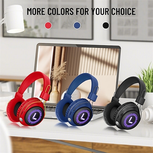 

b68 auriculares sobre la oreja bluetooth 5.1 diseño ergonómico sonido envolvente carga rápida para apple samsung huawei xiaomi mi uso diario teléfono móvil