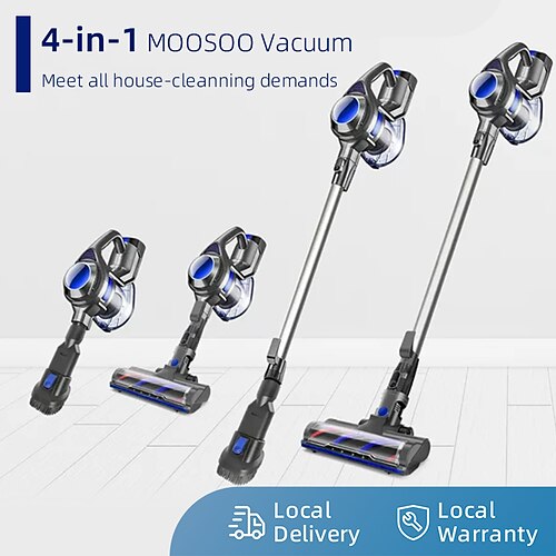 

Moosoo aspirapolvere cordless 4 in 1 leggero aspirapolvere xl-618a