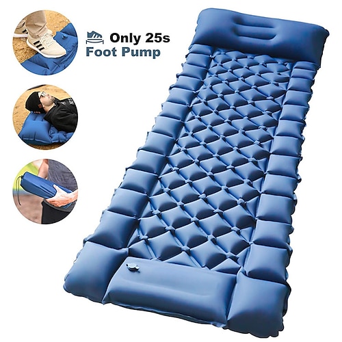 

Air Mattress Bed Outdoor Camping Waterproof Portable Ultra Light (UL) Moistureproof TPU 192606 cm for 1 person Camping / Hiking Beach Camping / Hiking / Caving All Seasons Army Green Dark Navy