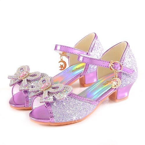 

Fille Chaussures à Talons Sandales du quotidien Chaussures habillées Chaussures de Demoiselle d'Honneur Fille Chaussures d'école Paillette Portable Respirabilité Ne glisse pas Chaussures de princesse