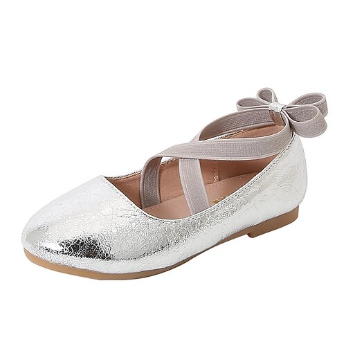 

Chica Bailarinas Zapatos para niña florista Zapatos de princesa Zapatos escolares Goma Cuero Portátil Absorción de impacto Transpirabilidad Zapatos de princesa Niños grandes (7 años ) Niños pequeños