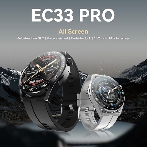 

EC33 PRO Orologio intelligente 1.48 pollice Intelligente Guarda Bluetooth Pedometro Avviso di chiamata Localizzatore di attività Compatibile con Android iOS Da donna Da uomo Impermeabile Standby