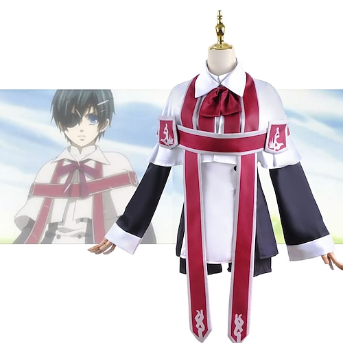 

Inspirado por Mordomo negro Ciel Phantomhive Anime Trajes de cosplay Japanês Trajes de cosplay Ocasiões Especiais Para Homens