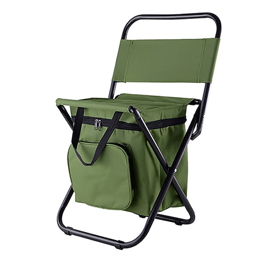 

silla de camping con bolsillo lateral Portátil Transpirable Plegable Duradero Tela Impermeable Oxford para 1 Persona Playa Cámping Camping / Senderismo / Espeleología Viaje Primavera Otoño Verde