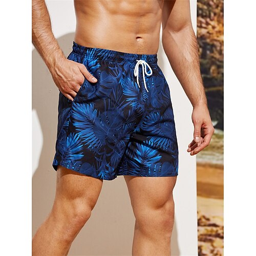 

Per uomo Boxer da surf Pantaloncini da mare Boxer da mare Pantaloncini estivi Pantaloncini da spiaggia A cordoncino con fodera in rete Vita elastica Pop art Albero di cocco Traspirante Morbido Breve