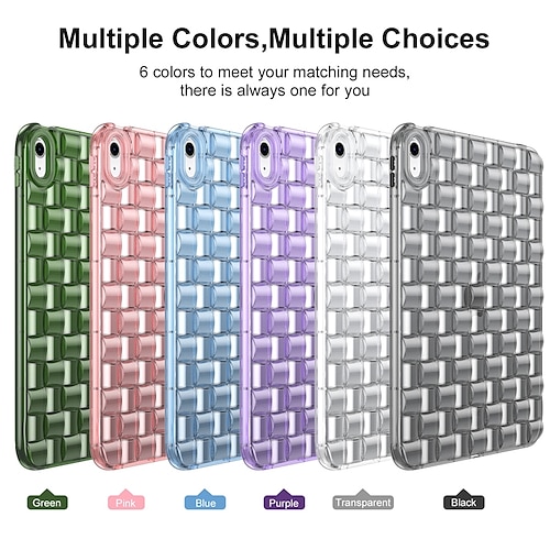 

Tablette Etuis coque Pour ipad 11 iPad Air 5e iPad 10.2'' 9e 8e 7e iPad mini 6e iPad mini 5ème 7.9 iPad mini 4ème 7.9 Transparente Extra Fin Antichoc Couleur Pleine Formes Géométriques TPU