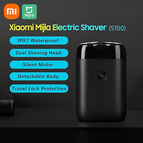 

xiaomi mijia elektrisk barbermaskin s100 lett å bære kan vaskes over hele kroppen en lading kan vare i 3 måneder