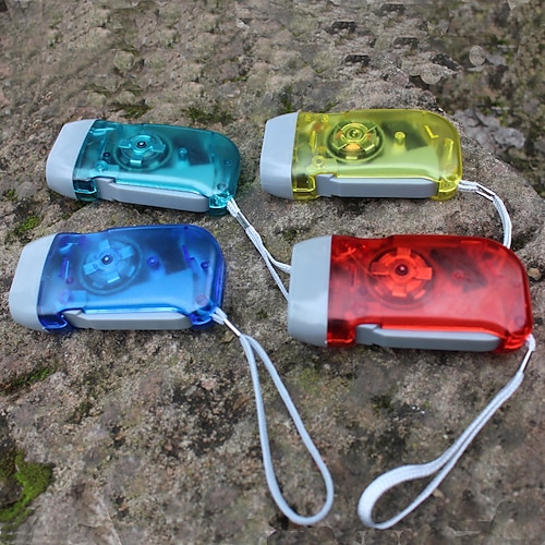 

LED Taschenlampen LED Licht Hand Taschenlampen - Sender Manuell Beleuchtungsmodus Tragbar drehbar Reisegröße Langlebig Camping / Wandern / Höhlenforschung Für den täglichen Einsatz Jagd Rot Blau