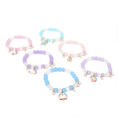 

Bracelets Bébé Fille Actif Doux Casual du quotidien Flocon de Neige Bande dessinée Motif des animaux Rose Claire Rose poussiéreuse Bleu Taille unique