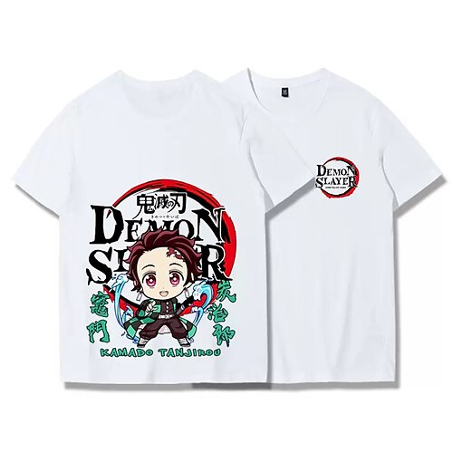 

Demon Slayer: Kimetsu no Yaiba Kamado Tanjiro T-Shirt Gráfico Camiseta Para Hombre Mujer Unisexo Adulto Estampado en caliente 100% Poliéster