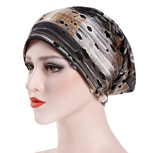 

hip hop mote luer skullies uformell nødlidende lue utendørs streetwear nye turban caps for kvinner