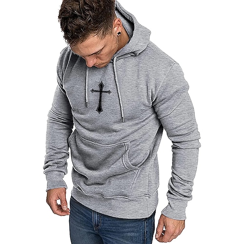 

Homme Sweat à capuche Noir Blanche Jaune Vin Vert Véronèse Capuche Personnage Sport Loisir Des sports Vêtement de rue Estampage à chaud basique Design Décontractées Hiver Vêtement Tenue Pulls