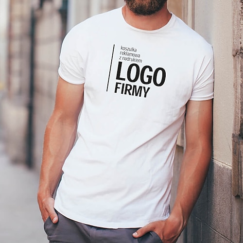 

Herre Plusstørrelser Store Høje T-shirt T-Shirts Rund Hals Hvid Kort Ærme udendørs I-byen-tøj Trykt mønster Grafiske tryk Citater & udtryk Tøj Bomuldsblanding Gade Stilfuld Afslappet