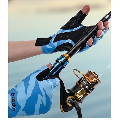 

Boodun/bodun printemps et été nouveaux gants de pêche de loisirs en plein air respirant antidérapant demi-doigt gants de leurre de pêche