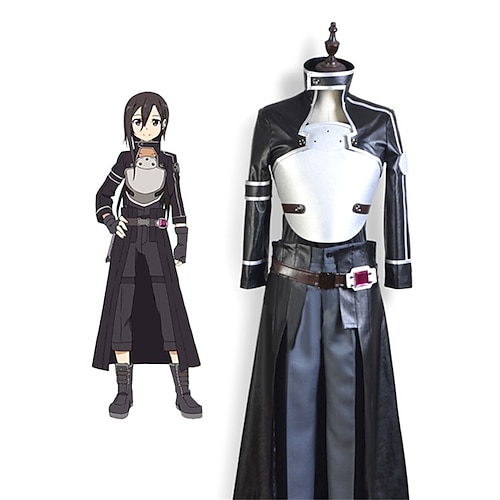 

Ispirato da Sword Art Online Kirito Anime Costumi Cosplay Giapponese Abiti Cosplay Costume Per Per donna