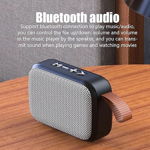 

tela altavoz bluetooth conexión inalámbrica portátil deportes al aire libre audio estéreo soporte tf tarjeta teléfono móvil universal