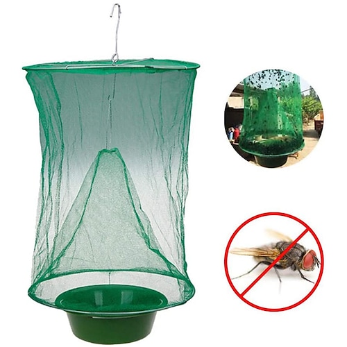 

Fly Traps Outdoor, Ranch Fly Trap - The Most Effective Trap EVER Made for Flies/Mosquito/Bees