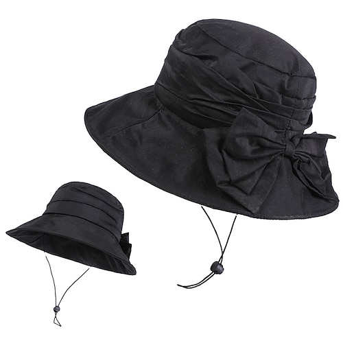 Women's Sun Hat Bucket Hat Fishing Hat Summer Outdoor UV Sun Protection  Ultra Light (UL) Breathable Sweat wicking Hat Polyester Black Pink khaki  for Fishing Climbing Beach 2024 - $15.99