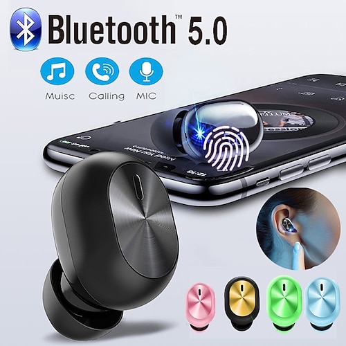 

Wireless Bluetooth5.0 Earphone Sport Waterproof Headset Mini Headphones Handsfree Stereo Earbuds with Mic for All Phone