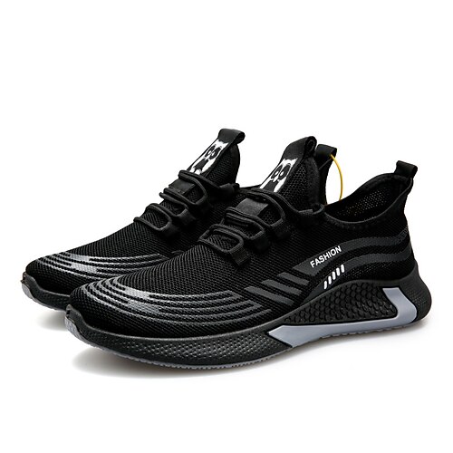 

Per uomo Scarpe da ginnastica Scarpe da corsa Traspirante Indossabile Leggero Comodo Corsa All'aperto A maglia Estate Primavera Nero / Rosso Black Sliver