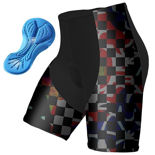 

21Grams Per uomo Pantaloncini da ciclismo Bicicletta Pantaloncini imbottiti di protezione Pantaloni Ciclismo da montagna Cicismo su strada Gli sport Pop art Pad 3D Ciclismo Traspirante Traspirazione