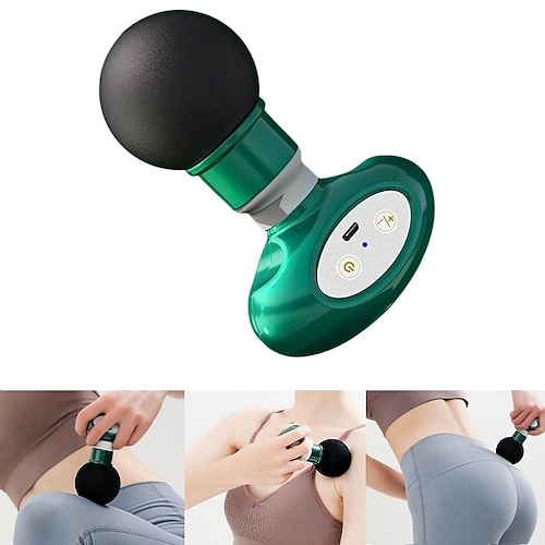 

Mini pistolet de massage portable masseur électrique des tissus profonds musculaire soulagement de la douleur pour le corps cou dos relaxation fitness minceur