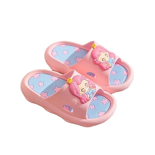 

Children's PVC summer boys and girls toddler shoes cute cartoon non-slip soft bottom bathroom home summer sandals and slippers