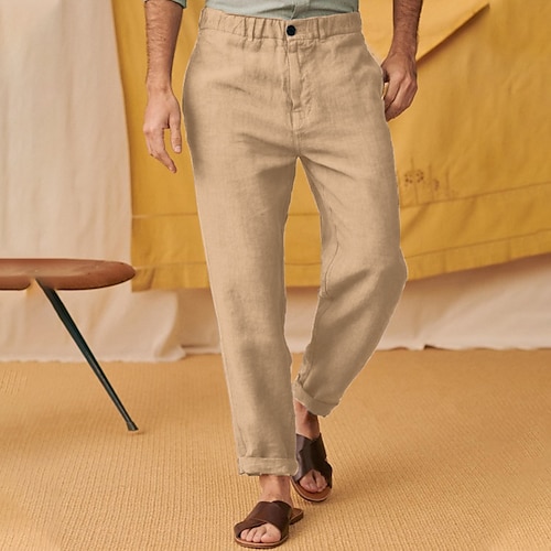 Mens Linen Pants Linen Trousers for Men Linen Clothing  Etsy