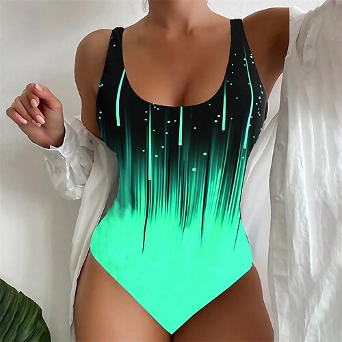 

Mujer Bañadores Una pieza Normal Traje de baño Estampado Galaxia Amarillo Azul Piscina Verde Trébol Mono Trajes de baño Deportes Ropa de playa Verano