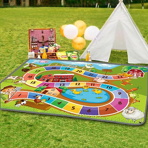 

Picnic Blanket Outdoor Beach Banket Suitable For Spring And Summer Camping Beach Park Grass Terrace Waterproof And Sand Resistant