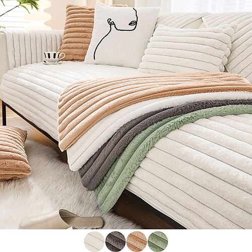 

salbeigrüner Sofamattenbezug Schonbezug Sofasitzbezug Schnittcouchbezüge, Möbelschutz Anti-Rutsch-Couchbezüge für Hunde Katzen Kinder (stückweise verkauft / nicht alle Sets)