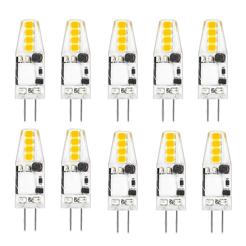 

10 stücke kein flackern g4 led birne ac dc12v flimmerfrei 2835 smd 8led 16led 20led ersatz halogen mini mais lampe perlen