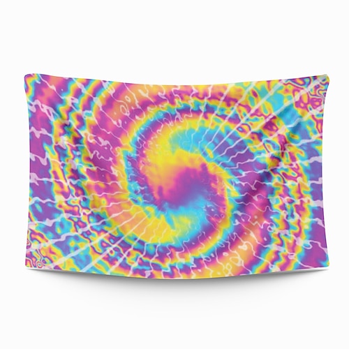 

Style tie-dye tapisserie murale art décor photographie toile de fond couverture rideau suspendu maison chambre salon décoration