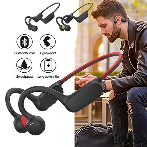 

as1 beinledningshodetelefoner beinledningshodetelefoner bluetooth5.0 ergonomisk design stereo hifi for apple samsung huawei xiaomi mi yoga hverdagsbruk reisemobiltelefon