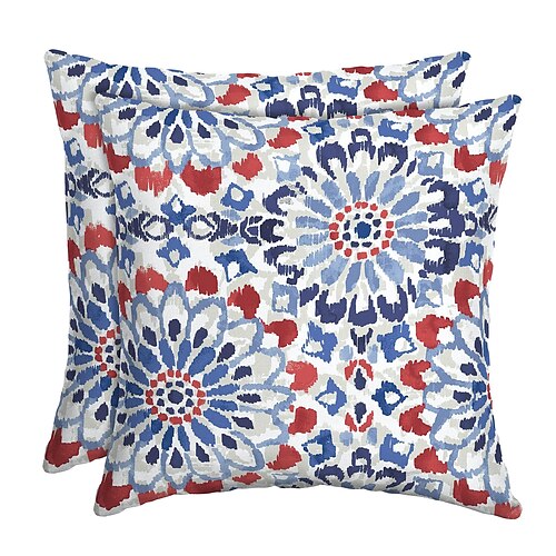 

Funda de almohada impermeable para exteriores, floral, para patio, jardín, sofá, sala de estar