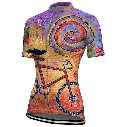 

21Grams Damen Radtrikot fahrradbekleidung Fahrradtrikot Kurzarm Fahhrad Shirt mit 3 Gesäßtaschen MTB Mountain Rennrad Atmungsaktiv Feuchtigkeitsableitung Schnelltrocknend Reflexstreiffen Weiß Blau