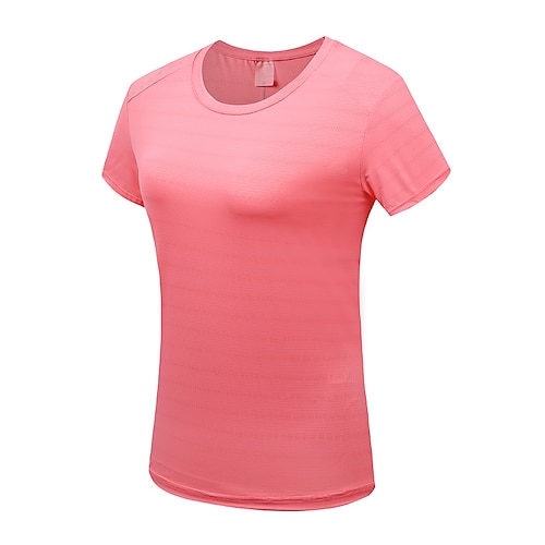 

Per donna T-shirt da escursione Manica corta Girocollo Maglietta Esterno Ultra leggero (UL) Traspirante Comodo Asciugatura rapida Chinlon Elastene Nero Bianco Verde Pesca Scalate Spiaggia