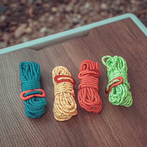 

Ropes Outdoor Aluminum Alloy Nylon Camping / Hiking / Caving Yellow Red Blue Green