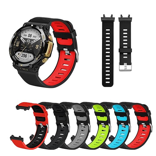 

1 Cinturino intelligente Compatibile con Amazfit T-Rex 2 Orologio intelligente Cinghia Regolabili Cinturino sportivo Sostituzione Polsino